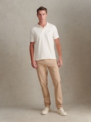 Blanco - U.S. Polo Assn Texture Terry Polo Shirt - Imagen 5 de 8