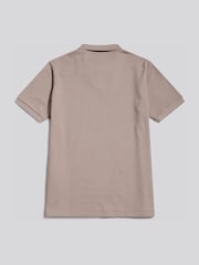 U.S. Polo Assn Brown Terry Open Collar Polo Shirt - Image 2 of 3