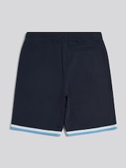 U.S. Polo Assn Blue Twill Taped Sweat Shorts - Image 6 of 7