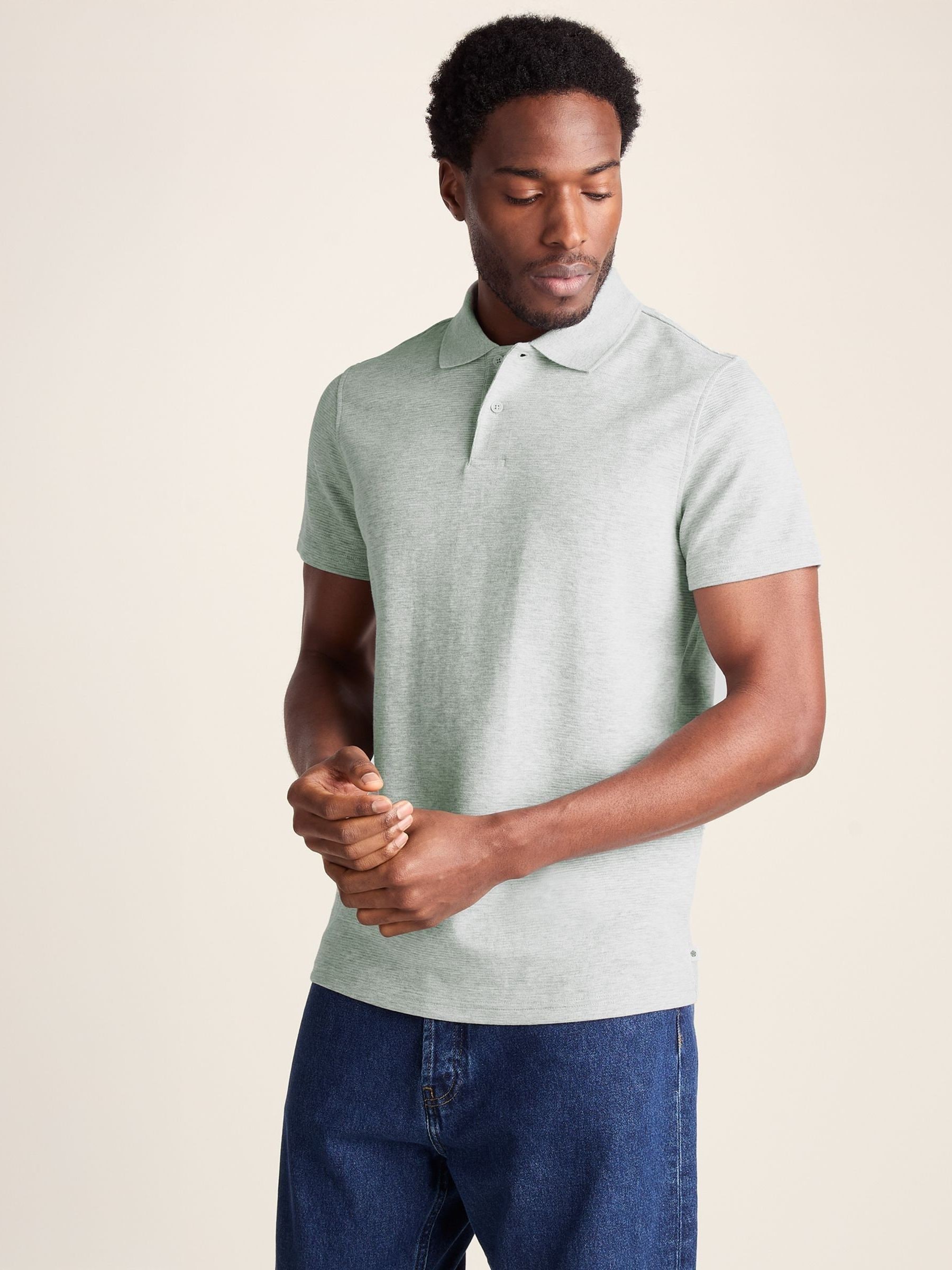Tog 24 Men's Grey Zaden Polo Shirt - Image 1
