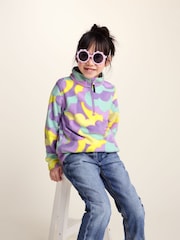 Tog 24 Purple Toffolo Kids ZipNeck Fleece - Image 4 of 7