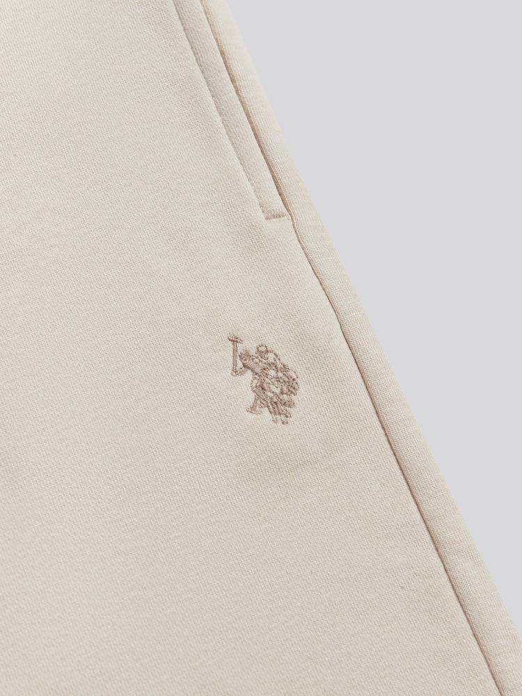 U.S. Polo Assn. Natural Double Horsemen Sweat Shorts - Image 3 of 3