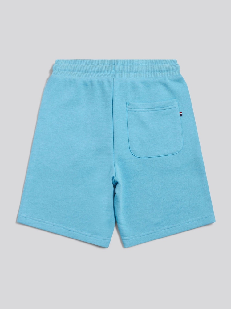 U.S. Polo Assn. Light Blue Double Horsemen Sweat Shorts - Image 2 of 3