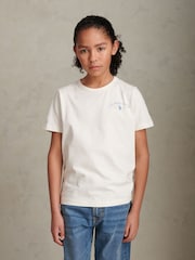 U.S. Polo Assn Cream Spirit Of Sport Back Graphic T-Shirt - Image 1 of 9