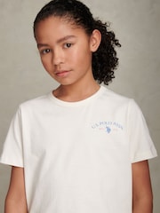 U.S. Polo Assn Cream Spirit Of Sport Back Graphic T-Shirt - Image 4 of 9