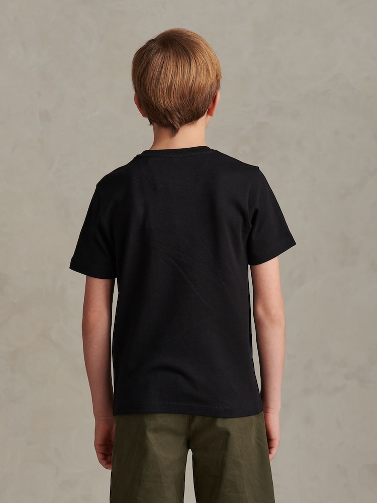 U.S. Polo Assn Black Arch Script Graphic T-Shirt - Image 2 of 7