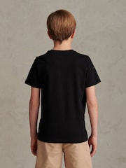 U.S. Polo Assn. Black Ground Double Horsemen Graphic T-Shirt - Image 4 of 7