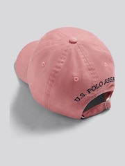 U.S. Polo Assn. Pink Washed Outline Logo Cap - Image 4 of 6