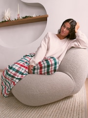 Bath & Body Works Red Check Festive Sweat and Flannel Pyjamas - Image 3 of 7