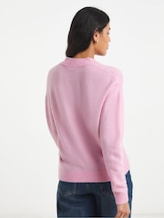 Simply Be Pink V-Neck Cardigan - Image 2 of 4