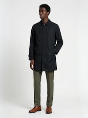Schwarz - Harry Brown James Basic Raincoat - Bild 1 von 4