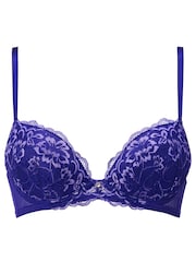 Ann Summers Purple Sexy Lace Padded Plunge Bra - Image 5 of 5