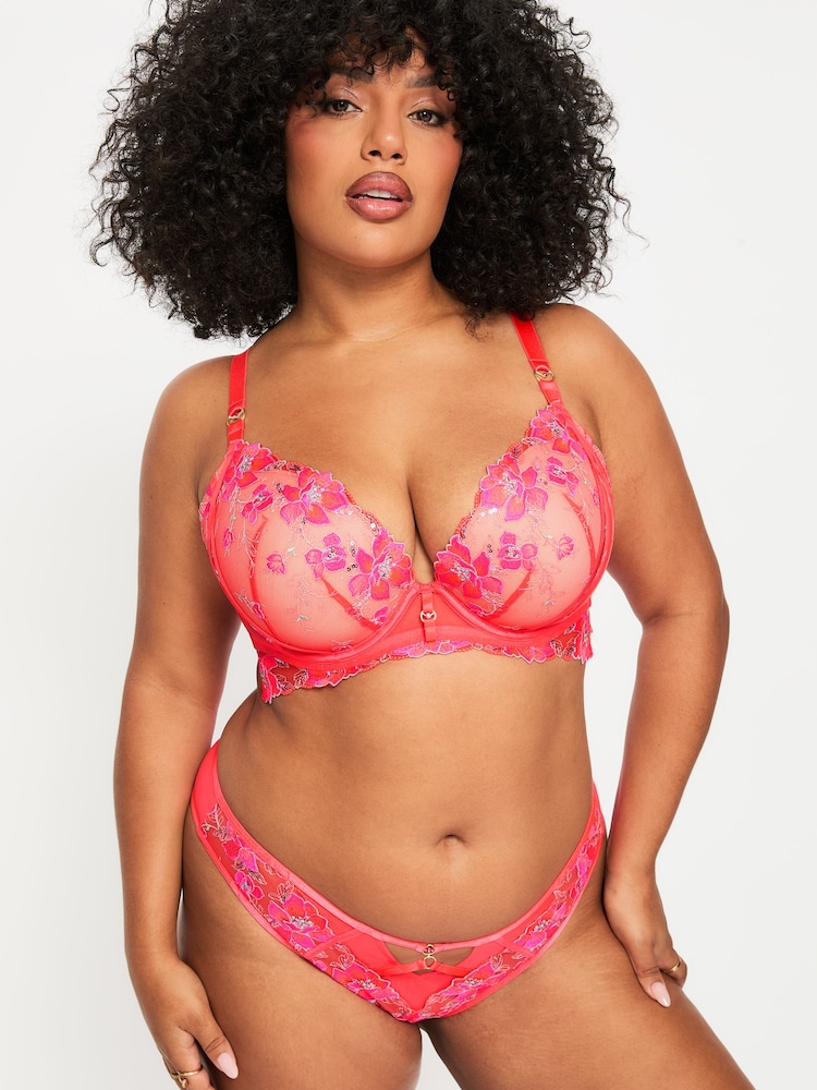 Ann Summers Glistening Sequin Embroidery Padded Plunge Bra - Imaginea 1 din 5 Ann Summers Glistening Sequin Embroidery Padded Plunge Bra - Imaginea 1 din 5