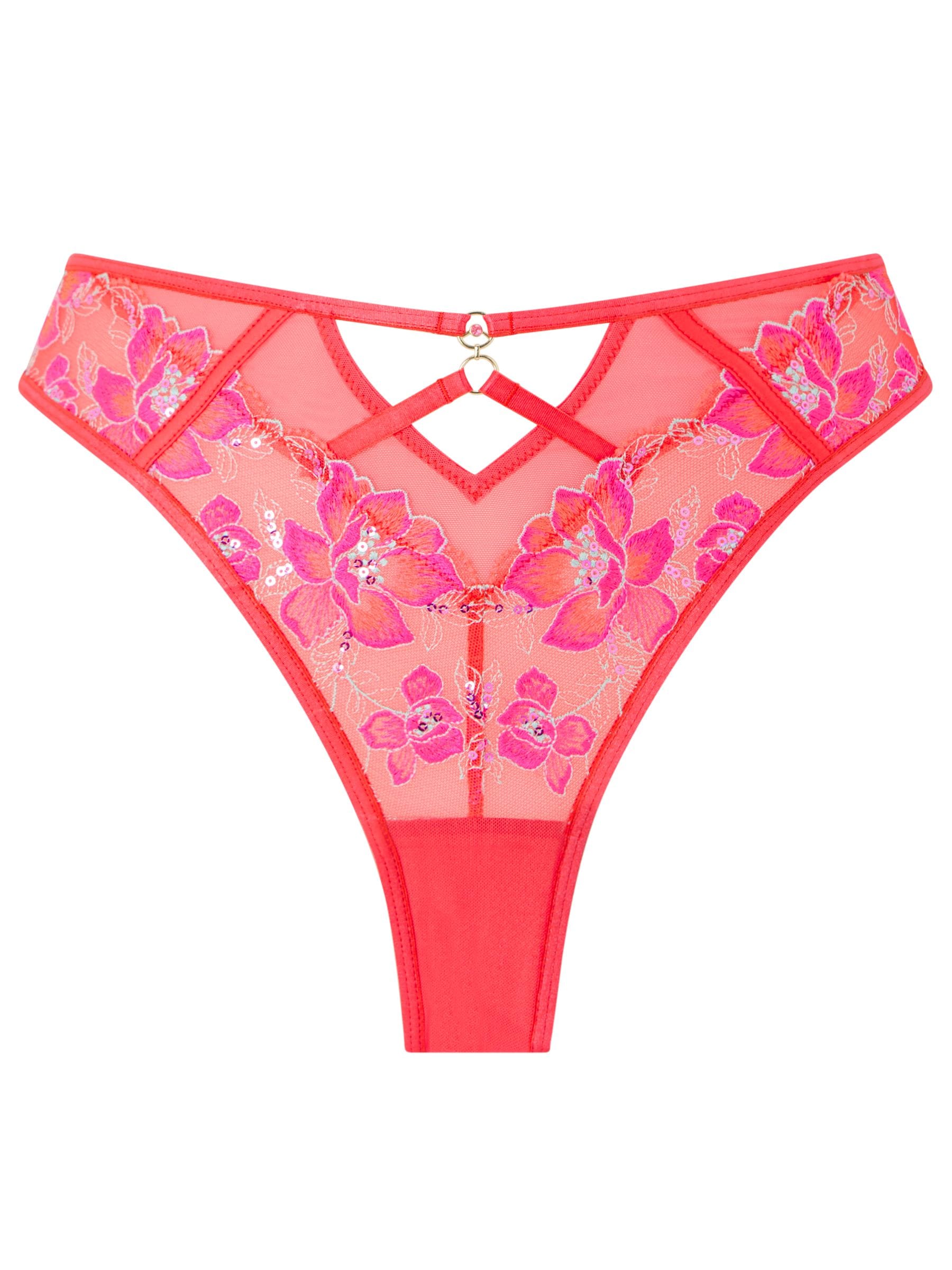 新品Special summerbagitem finally revealed Buy Ann Summers Orange Glistening Sequin Embroidery Brazilian from