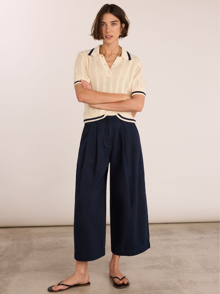 Baukjen Blue Emil Cotton Culottes - Image 1 of 5