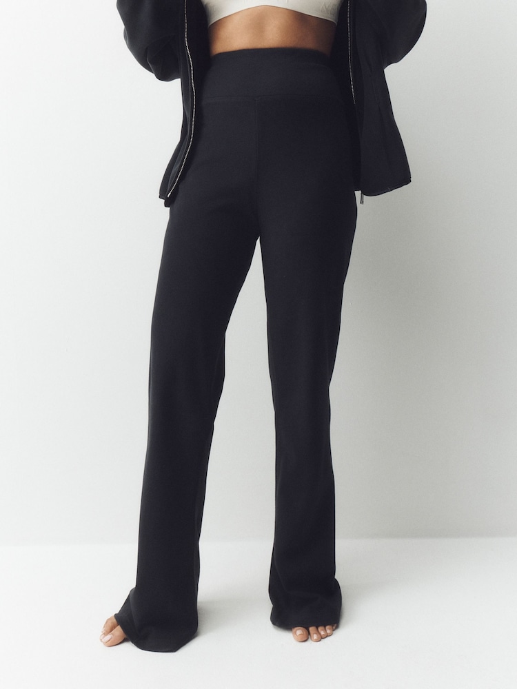 Black Studio Cosy Fleece Kickflare Leggings - Image 1 of 7 Black Studio Cosy Fleece Kickflare Leggings - Image 1 of 7