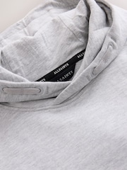 smALLSAINTS Grey Oversized Underground Pullover Hoodie - Image 10 of 11