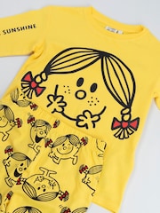 Vanilla Underground Yellow Little Miss Sunshine Long Sleeve Leg Pyjamas Set - Image 3 of 6