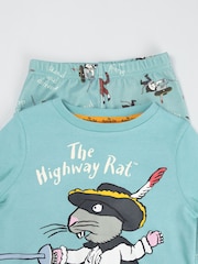 Vanilla Underground Blue The Highway Rat Long Sleeve Leg Pyjamas Set - Image 3 of 6