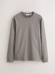 Neutral Relaxed Fit Long Sleeve T-Shirts 3 Pack - Image 4 of 6