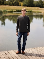 Green Crew Neck Long Sleeve T-Shirt - Image 2 of 7