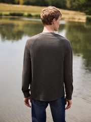 Green Crew Neck Long Sleeve T-Shirt - Image 3 of 7