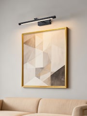 Searchlight Black and White Massy Rechargeable Wall Lamp - Image 1 of 4