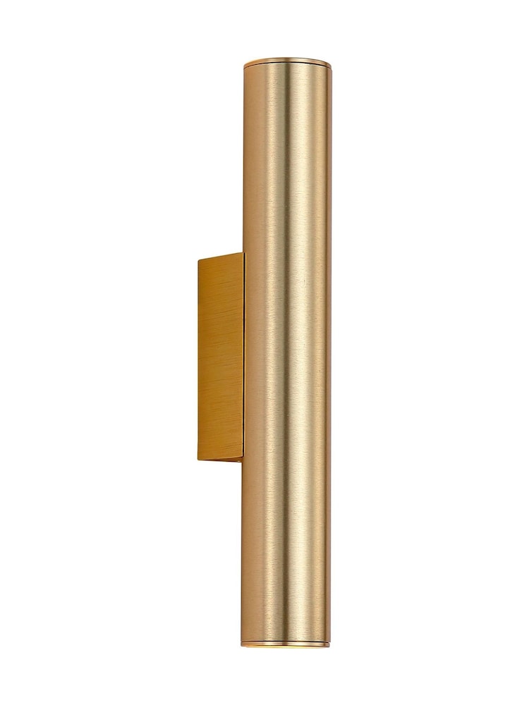 Searchlight Gold Beau 2 Light Up/Down Wall Light - Image 2 of 4