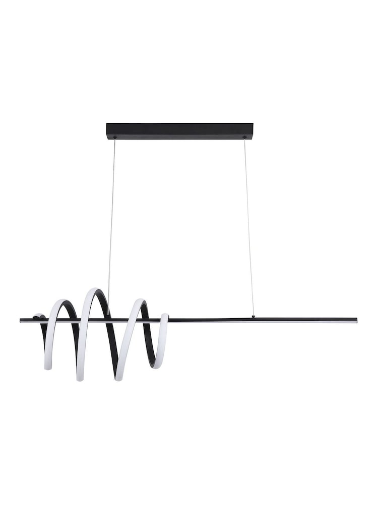 Searchlight Black Travis LED Pendant, Metal - Image 2 of 4