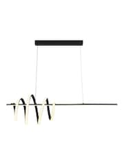 Searchlight Black Travis LED Pendant, Metal - Image 3 of 4