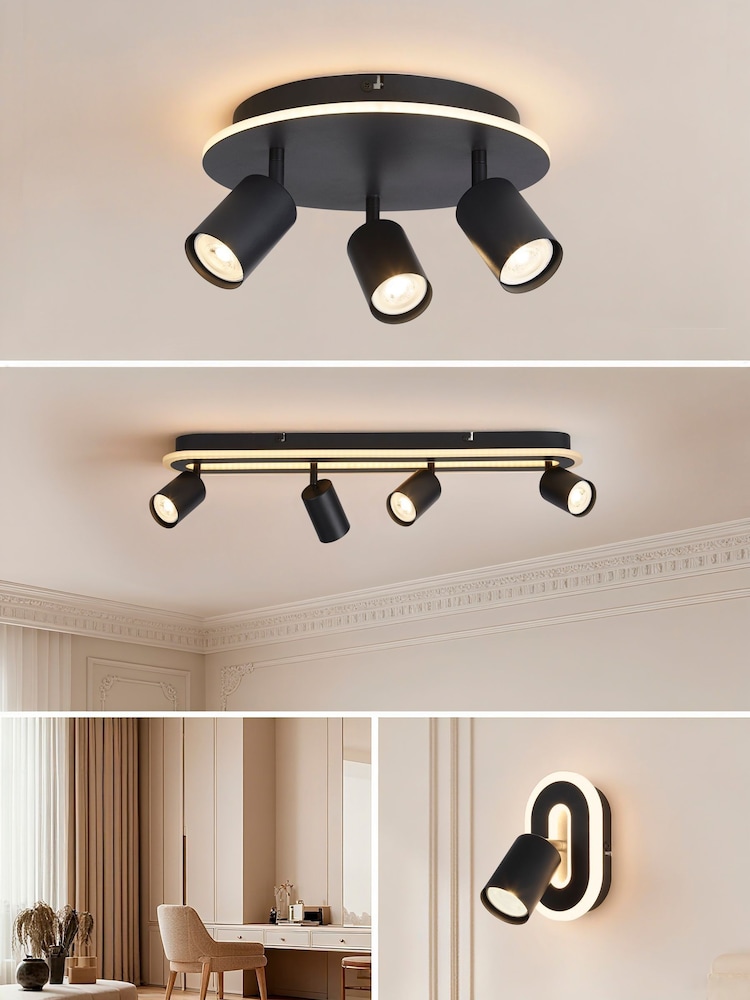 Searchlight Blue and White Finn Wall Light - Image 2 of 4