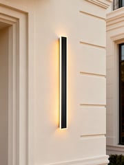 Searchlight Black Riley II Square LED Outdoor Wall Light - Image 1 of 4