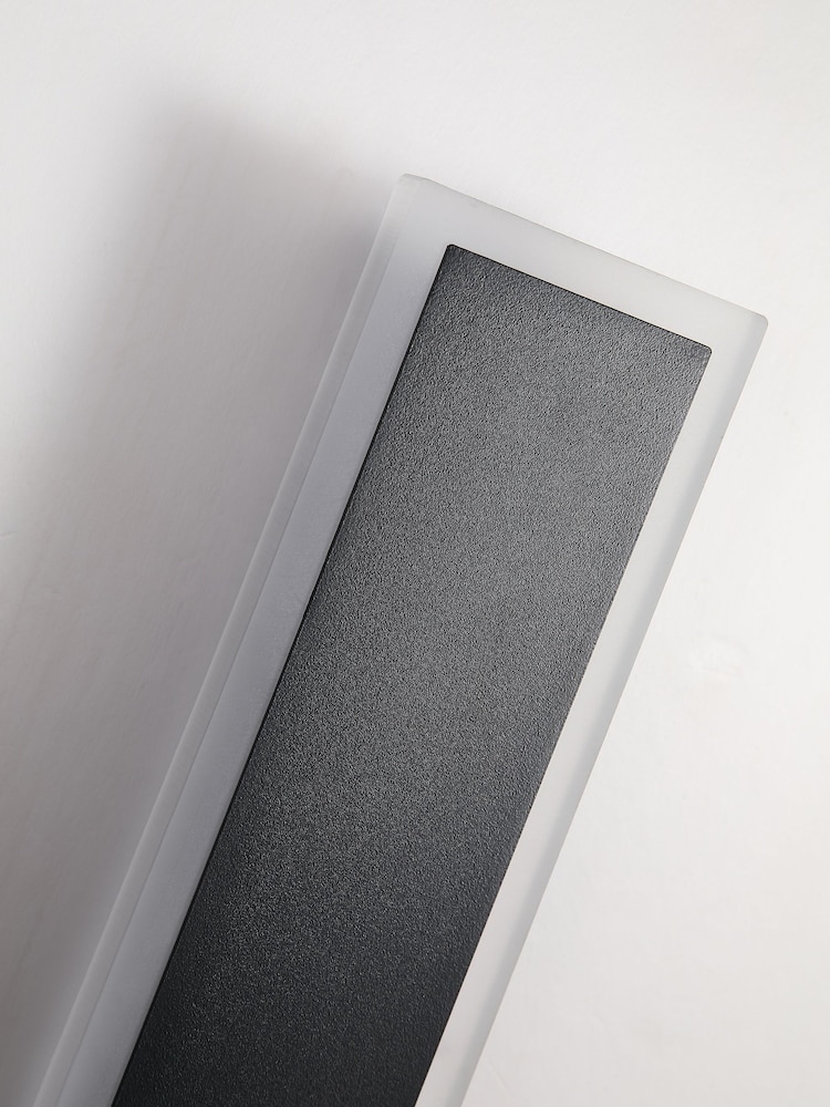 Searchlight Black Riley II Square LED Outdoor Wall Light - Image 2 of 4