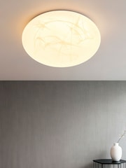 Searchlight White Alba LED Flush - Image 1 of 4