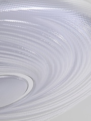 Searchlight White Manny 1 Light Metal Flush - Image 4 of 4