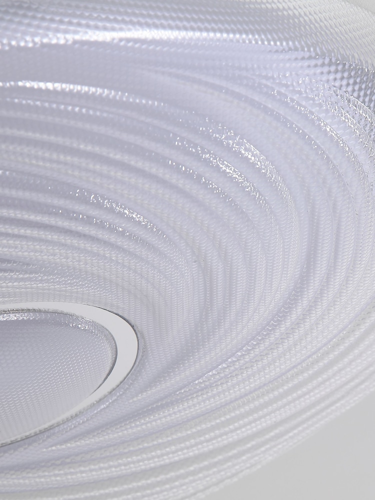 Searchlight White Manny 1 Light Metal Flush - Image 4 of 4