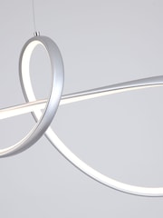 Searchlight Grey Lewis LED Pendant, Metal - Image 4 of 4