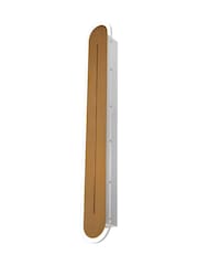 Searchlight Brass Mull LED Wall Light, Metal with Acrylic - Image 2 of 4