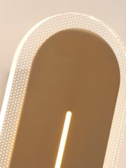 Searchlight Brass Mull LED Wall Light, Metal with Acrylic - Image 3 of 4