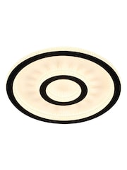 Searchlight Black jana Roundel, Matt Finish LED Flush - Image 3 of 4