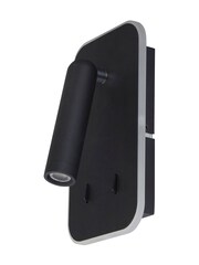 Searchlight Sand Black Balta LED Wall Light Metal - Image 2 of 4