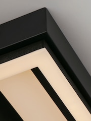 Searchlight Black and White Elias LED Flush - Image 2 of 4