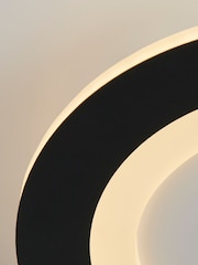 Searchlight Black and White Corbin LED Flush - Image 3 of 4