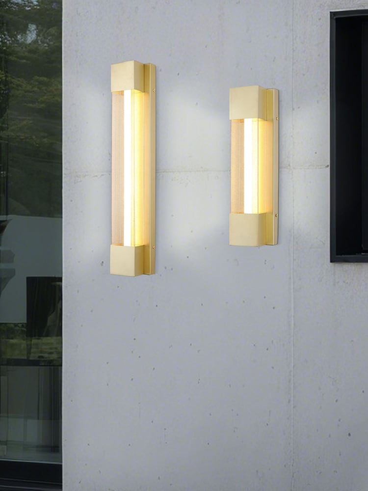 Searchlight Gold Orly OD LED Wall Light - Image 4 of 4