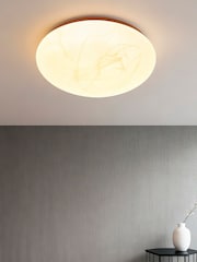 Searchlight White Alba LED Flush - Image 1 of 4