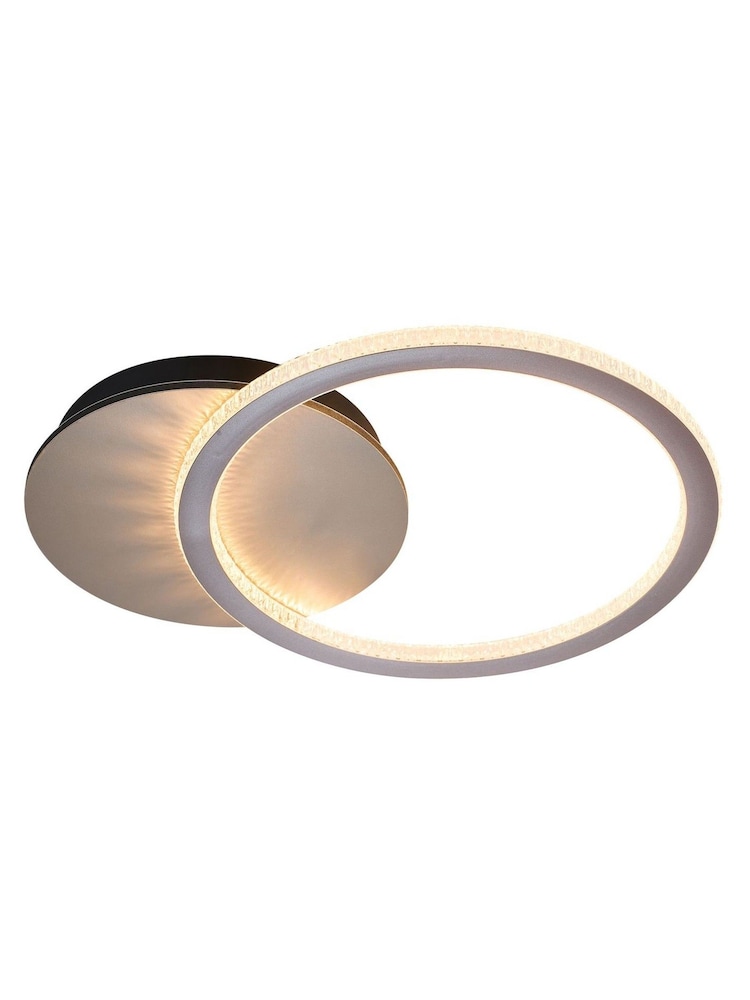 Searchlight Latte and Champagne and White Julin LED Flush, Metal - Image 2 of 5 Searchlight Latte and Champagne and White Julin LED Flush, Metal - Image 2 of 5