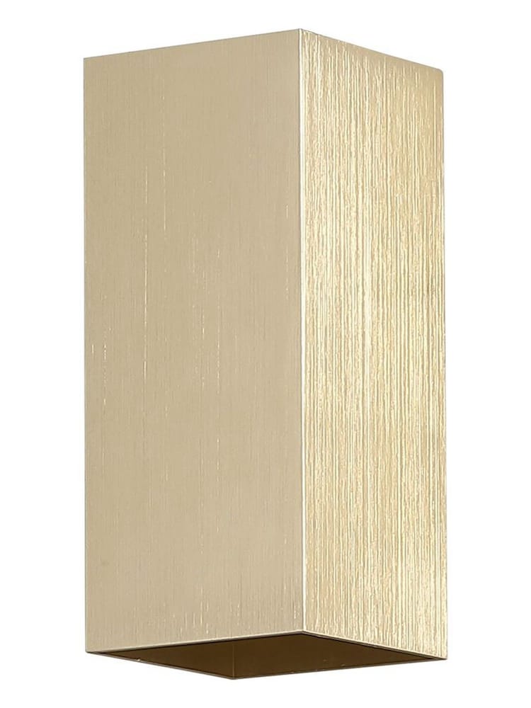 Searchlight Gold Evry Square Up & Down Wall Light, GU10 - Image 4 of 4