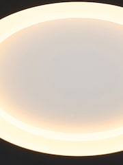 Searchlight Black and White Corbin LED Round Flush - Image 4 of 4