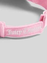 Juicy Couture Pink Velour Diamante Visor - Image 3 of 4