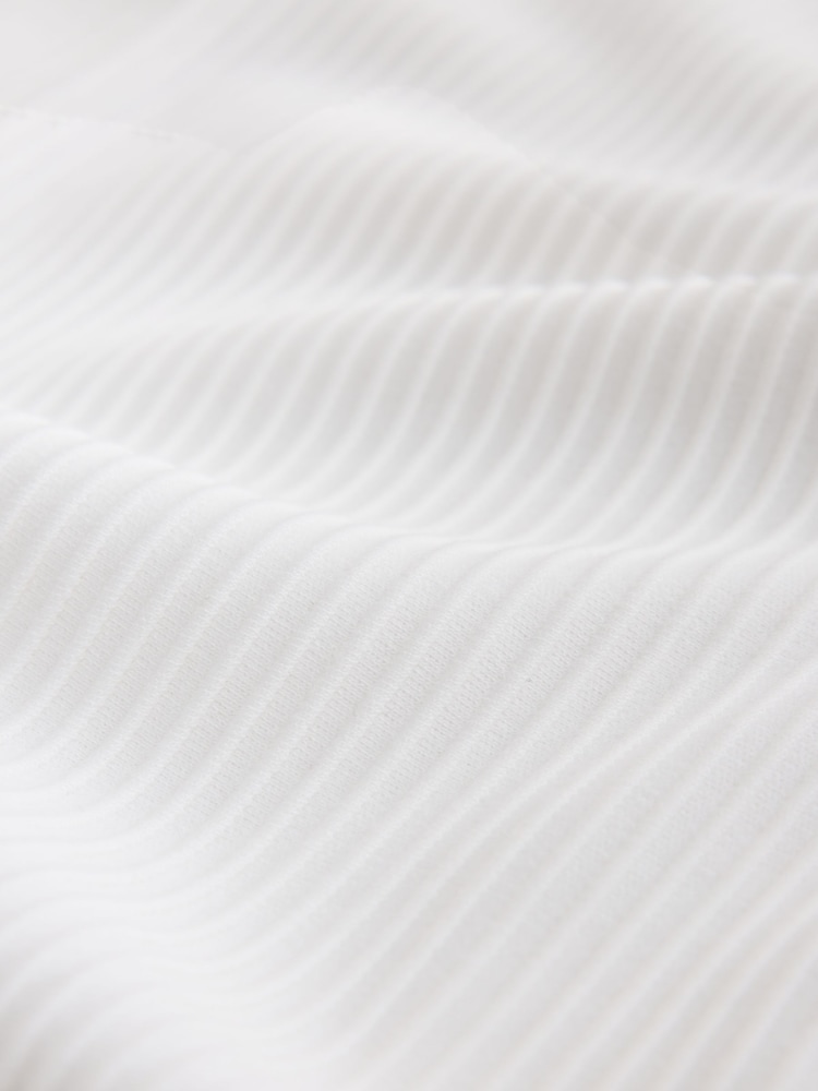 White N. Premium Textured Jersey Short Sleeve Shirt - Image 8 of 8 White N. Premium Textured Jersey Short Sleeve Shirt - Image 8 of 8